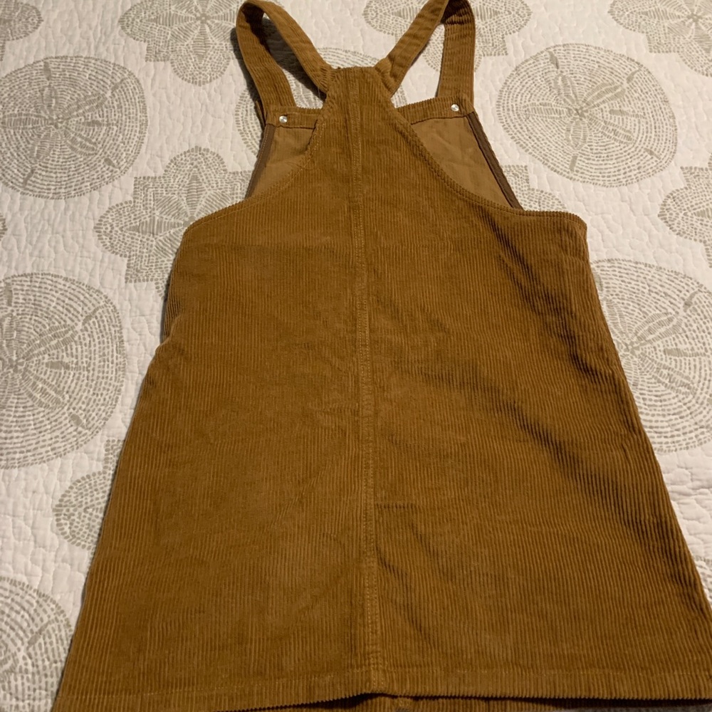 Corduroy overall dress